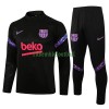 FC Barcelone Ensemble Sweat d'Entraînement Quarter-Zip 21-22 Noire Pour Homme